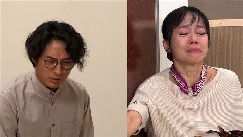 李運慶（左）與范瑞君（右）首度合作母子戲默契十足。（圖／民視提供）