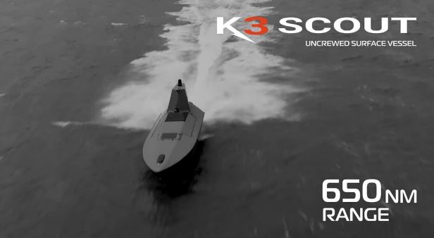 英國皇家海軍使用的K3 Scout無人艇,被爆出傳資訊給中國IP。(圖/翻攝自Kraken Technology官方YT)