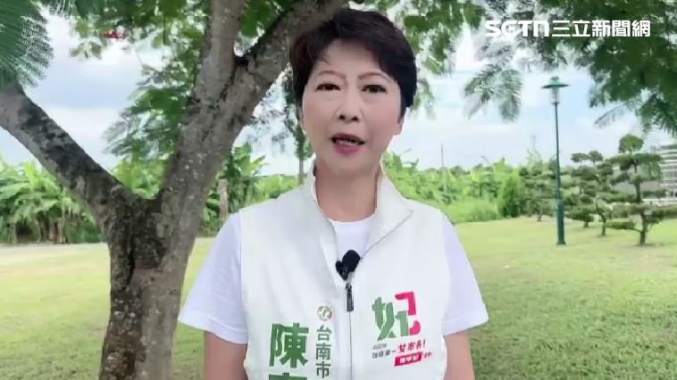 民進黨台南市長參選人陳亭妃