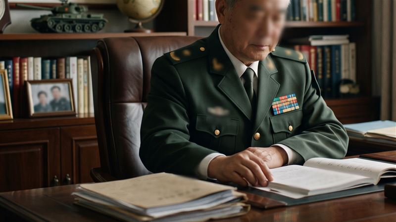 中國解放軍退休高階將領16天內，至少4名退休將領相繼去世。（示意圖／AI製圖）
