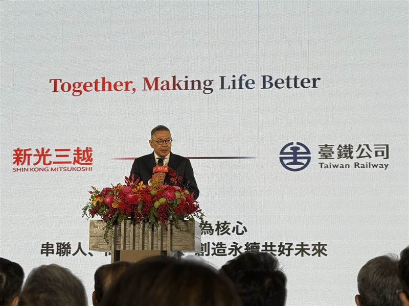 新光三越總經理吳昕昌(圖/記者李育道攝影)