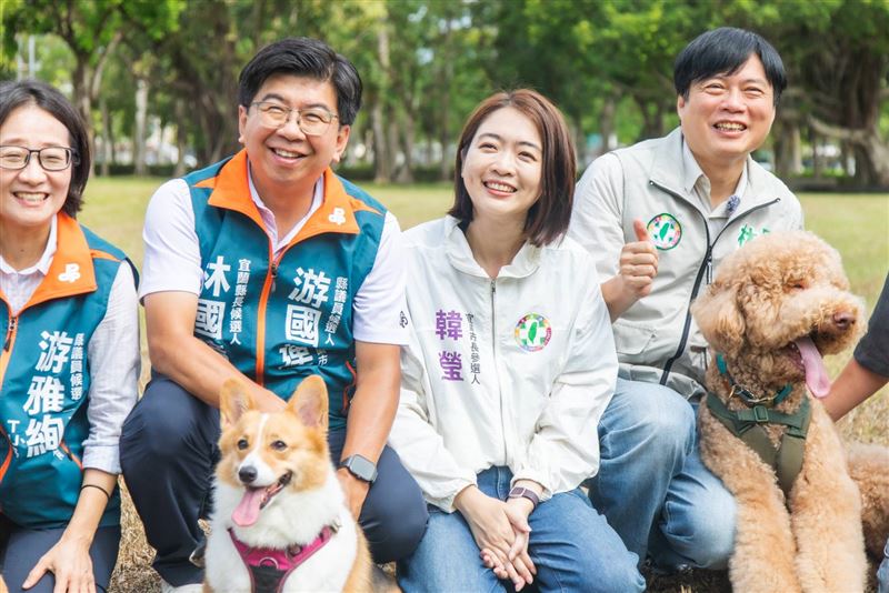 響應國際流浪動物日!林國漳與宜蘭隊偕毛小孩發表寵物政策