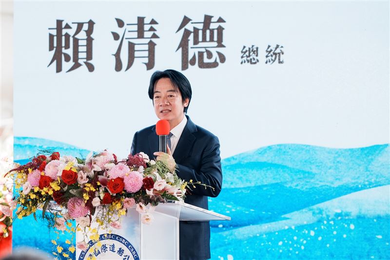 賴清德表示,唯有更完整掌握自身海域環境,才能維護國家安全,並與國際社會共同守護海洋秩序(圖/總統府提供)