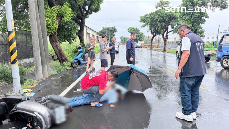 自撞倒地「雨血交融」 女大生腦死盼奇蹟