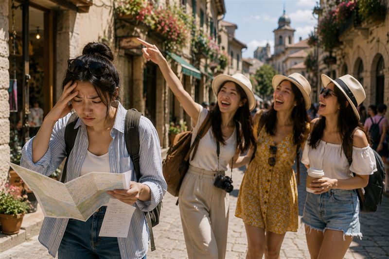最新調查發現,台灣旅客規劃團體旅行所花的心力相當驚人(示意圖/AI生成)