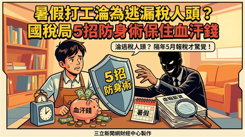 暑假打工遇陷阱? 5招防身免當逃稅人頭