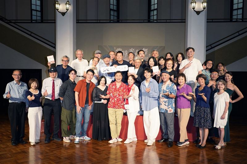 舞台劇「當時光起舞」記者會。(圖/全民大劇團提供)