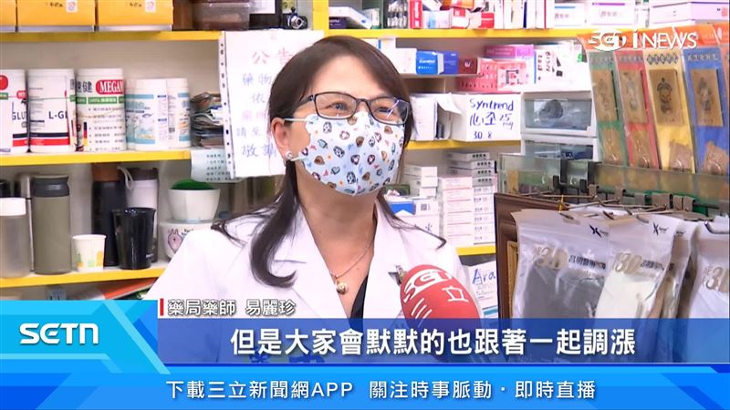 藥師擔心漲價恐引發連鎖效應