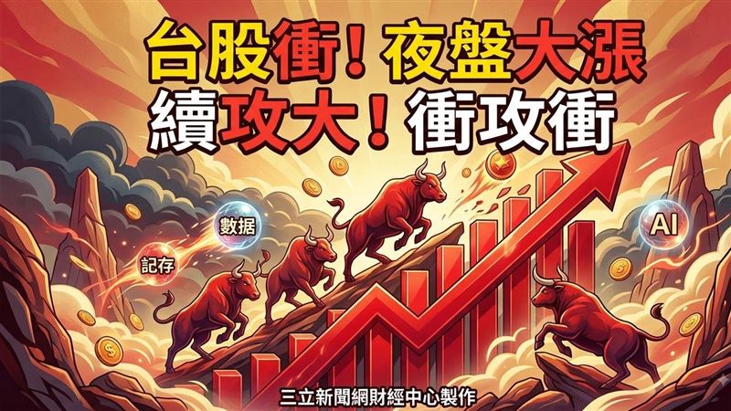 盤前／台指夜盤漲194點　台股拚往上續攻