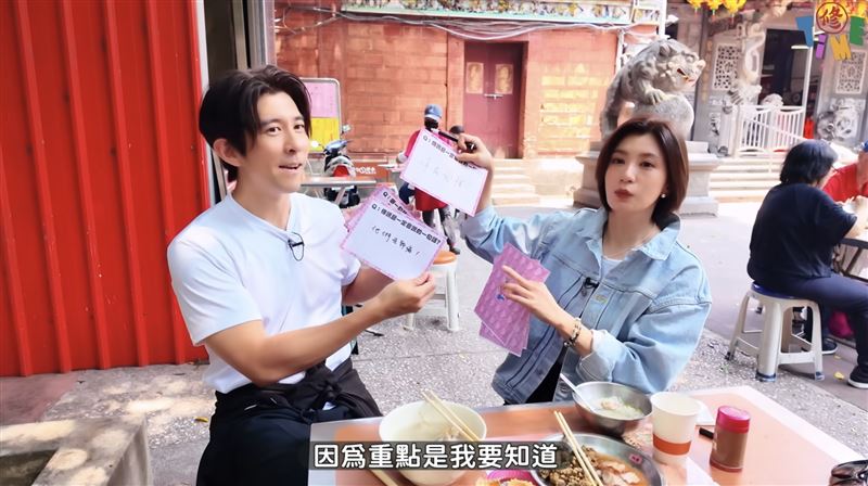 修杰楷去年曾邀老婆賈靜雯參與拍攝節目,引起話題。(圖/翻攝YouTube 修TIME 畫面)