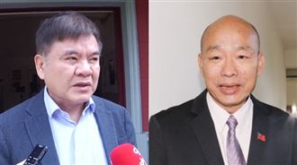 韓盧蔣結盟？綠笑：韓國瑜禿頭光芒嚇死人