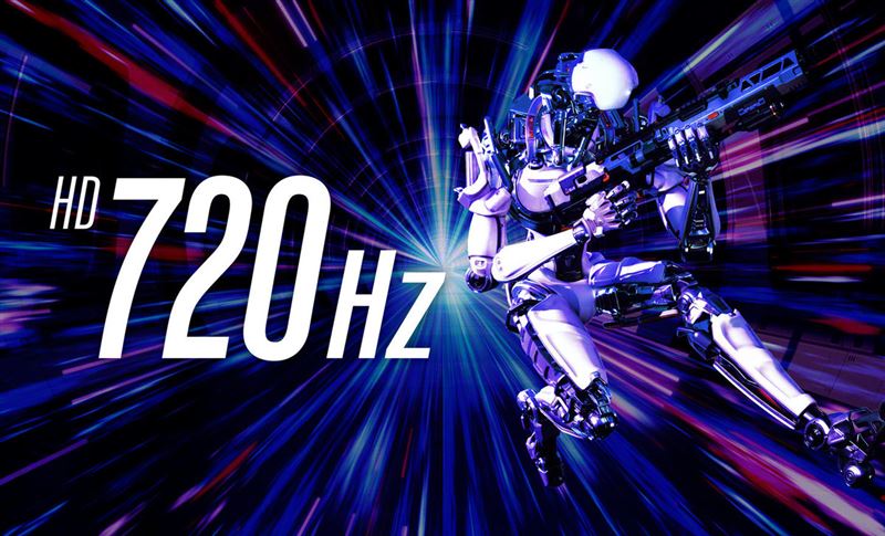 Sony INZONE系列旗艦級電競螢幕M10S II全新雙模式支援720Hz高速顯示，極速銳利影像讓玩家掌握對戰先機。（圖／Sony提供）