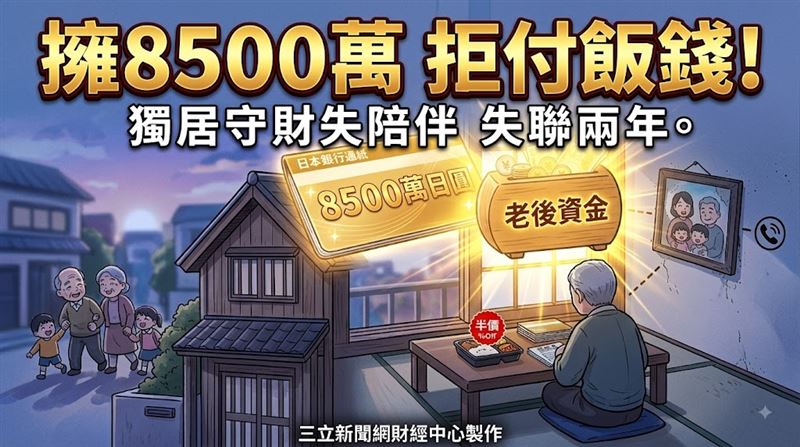 拒絕為家人付一餐飯錢　老翁守財慘景曝
