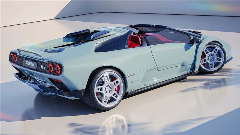 Eccentrica V12 Roadster加寬輪距、並重新修改懸吊幾何。(圖/翻攝Eccentrica網站)