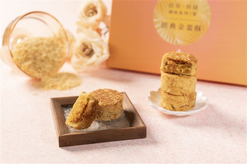 綠舞今年特別推出「宜蘭藏味系列 NO.2 經典金棗酥禮盒」。（圖／飯店旅宿業者提供）