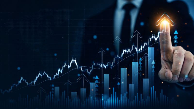 台股週四終場漲503點,外資續買超近757億元。(圖/AI製圖)