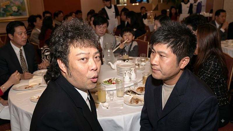 張菲、胡瓜等重量級大咖藝人均親自到場作為座上賓祝賀。(圖/翻攝自台視時光機YouTube)