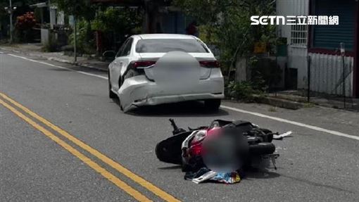 驚悚畫面曝！女開車未禮讓　男騎士遭撞飛