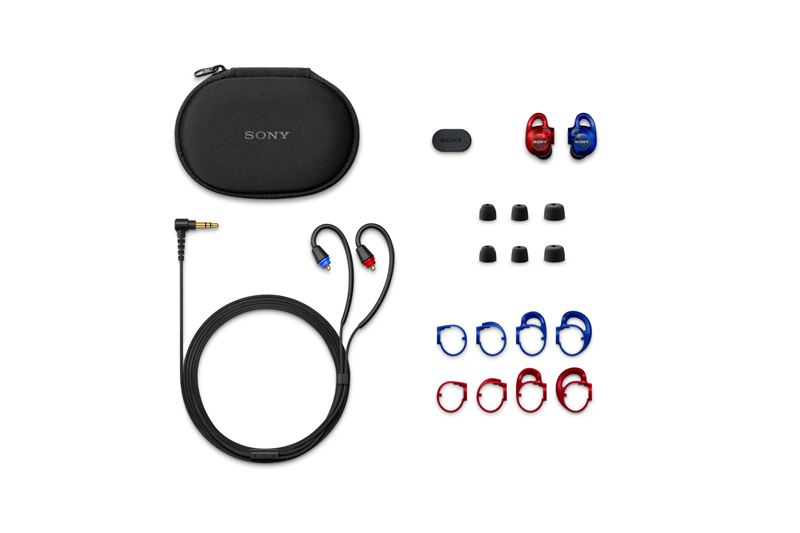 Sony IER-M500隨附攜行包,可妥善收納耳機線材與配件