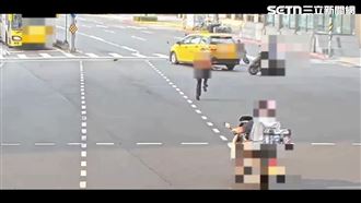 禮讓救護車強闖路口　計程車撞飛機車騎士