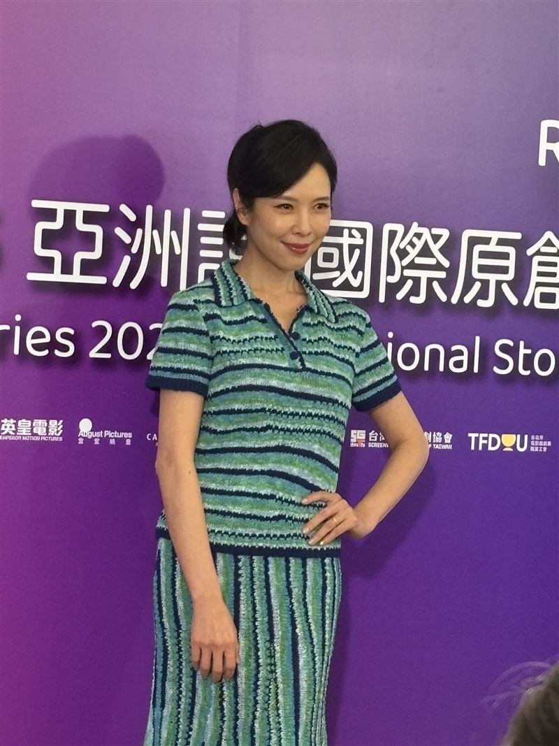 天心被問到曾合作的演員楊銘威離婚一事,表示很驚訝,因為平常兩人不會過問家務事。(圖/記者石承仟攝影)