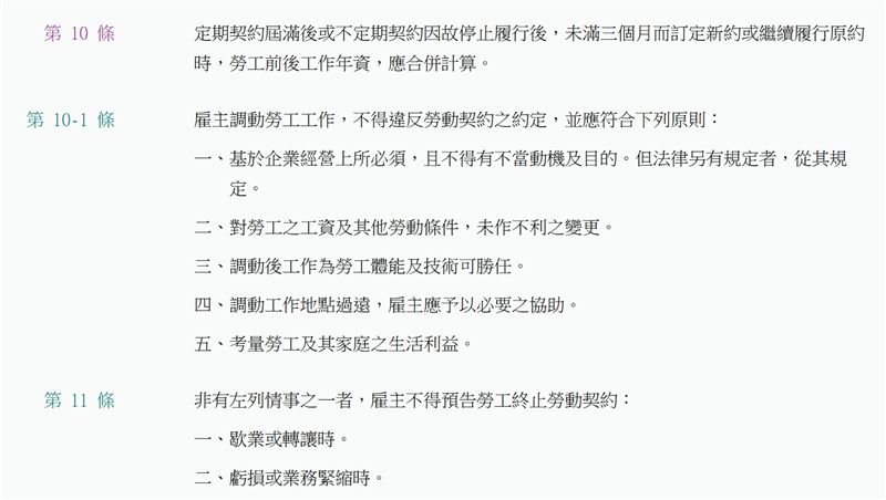 陸委會引述勞基法,說明勞工赴中相關法規。(圖/陸委會提供)