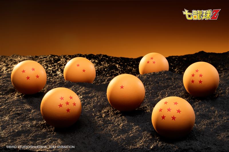BYZOOM FITNESS推出《七龍珠Z》官方授權1–7星天然橡膠按摩球系列。(圖/品牌業者提供)