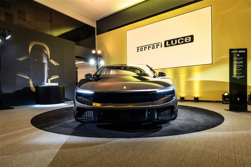 法拉利首款電動車Luce台灣發表。(圖/Ferrari提供)