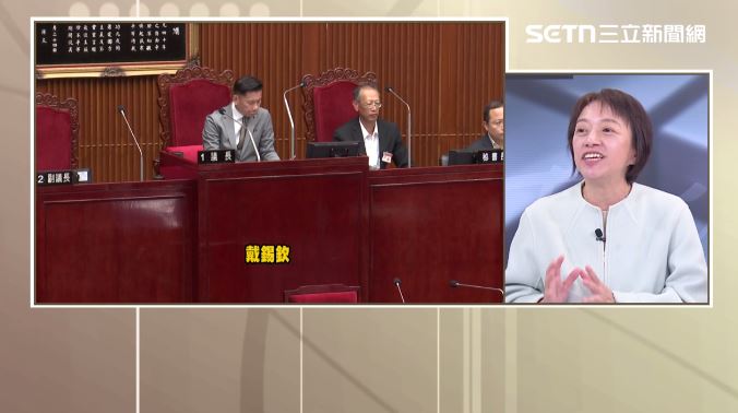 資深媒體人邱明玉說北市議會茶壺內風暴。(圖/前進新台灣)