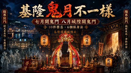 鬼月開始了！城隍爺曝光10大禁忌６護身法