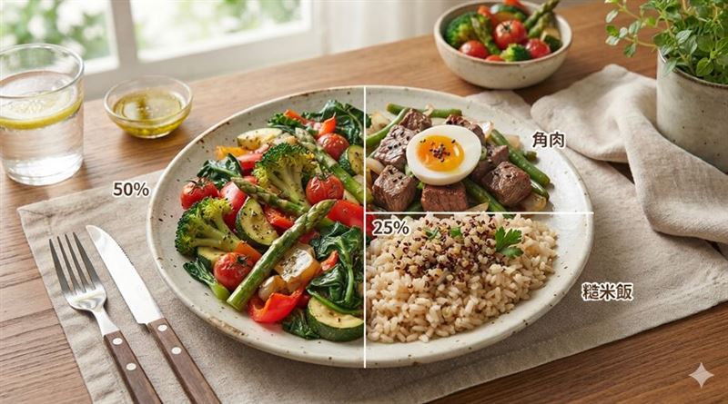 糖尿病前期怎麼吃？醫揭「餐盤法」好搭配