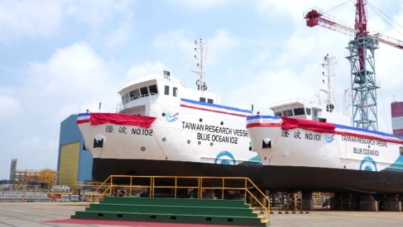 國海院2艘調查船下水 啟動海域探測新紀元