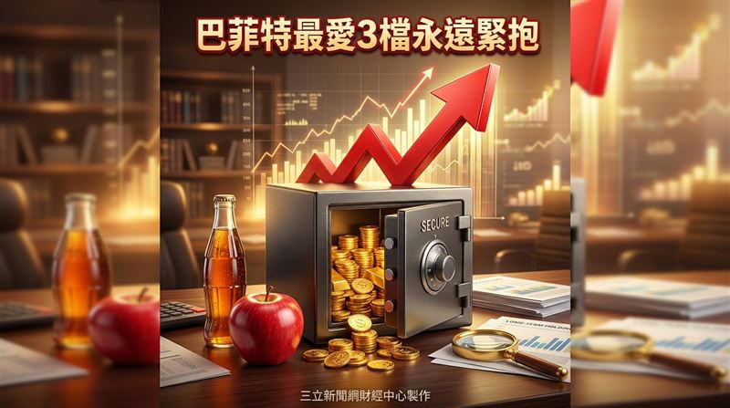 巴菲特最愛這3檔　外媒點名「永遠緊抱」