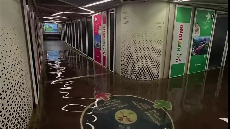 基隆愛三路地下道封閉 晴天積水原因曝光