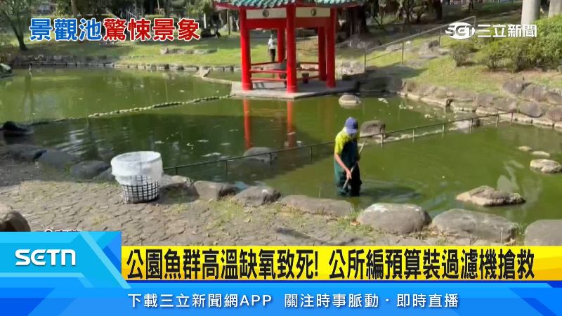 市府目前也積極清理淤泥