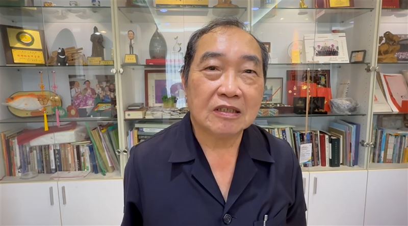 民進黨新竹縣黨部主委蘇仁鑑說明最後曾聖凱出線原因。（圖／翻攝畫面）