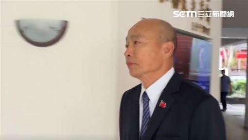 面對記者追問，傅崐萁是否有稱呼「韓總統」，韓國瑜沒有正面回應，只說了「謝謝大家齁好」（圖／翻攝畫面）