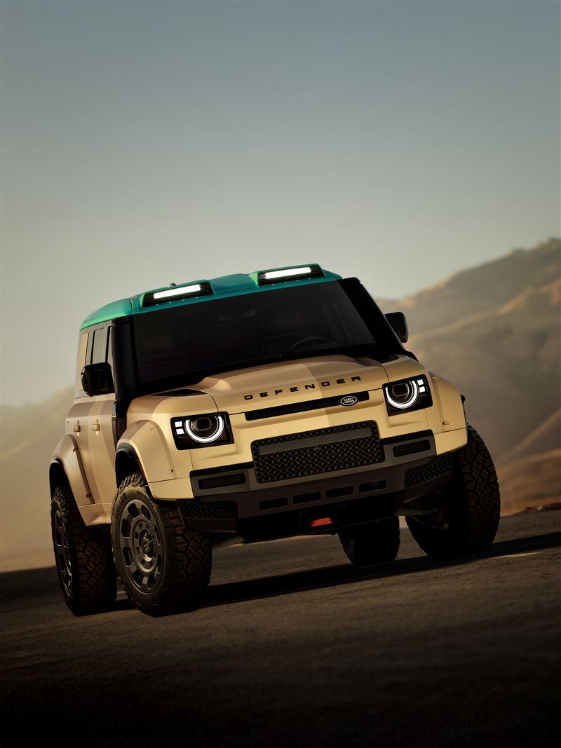 Defender Dakar拉力賽車,將成為量產車上市。(圖/JLR提供)