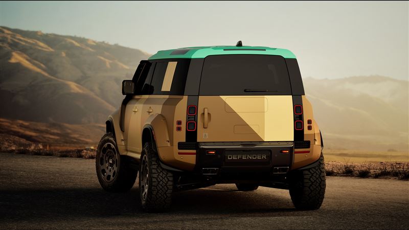 Defender Dakar拉力賽車。(圖/JLR提供)