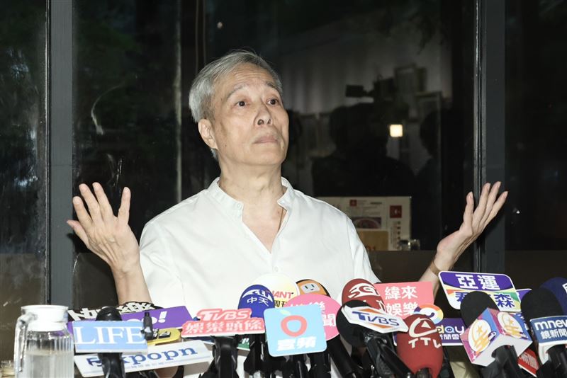 姜厚任出面召開記者會,澄清近日風波。(圖/記者田俊彥攝影)