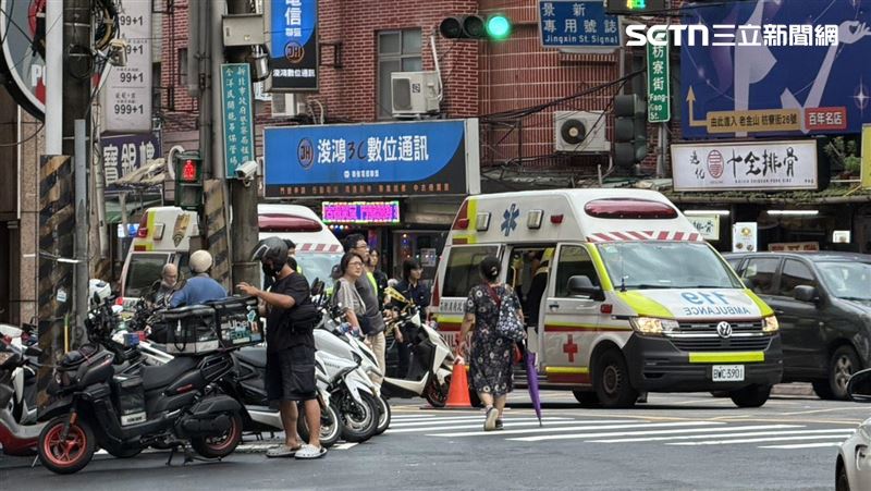 新/新北女墜樓「重砸2警車」OHCA急送醫