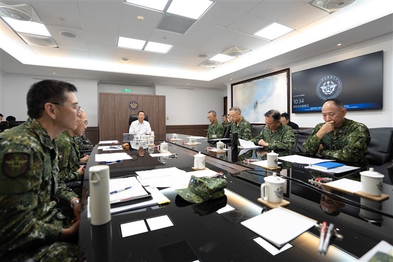 國防部長顧立雄說漢光演習落幕。(圖/國防部提供)