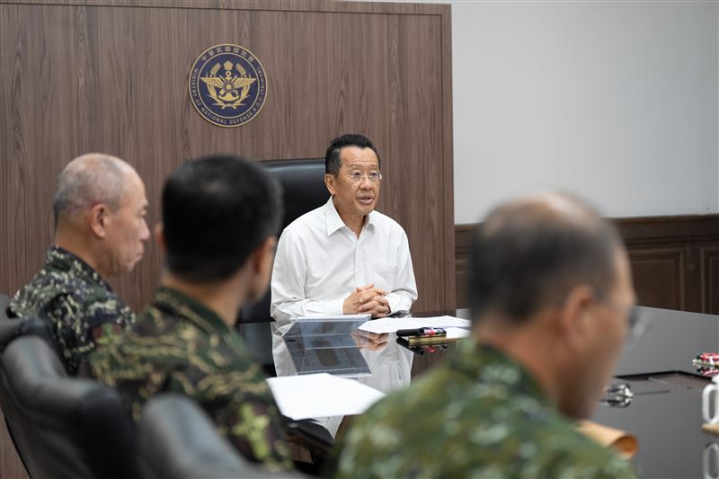 國防部長顧立雄說漢光演習落幕。(圖/國防部提供)