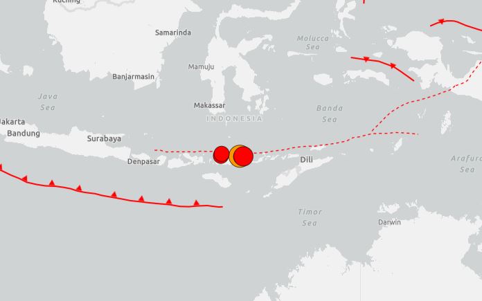 新／印尼外海地牛翻身！規模7.7