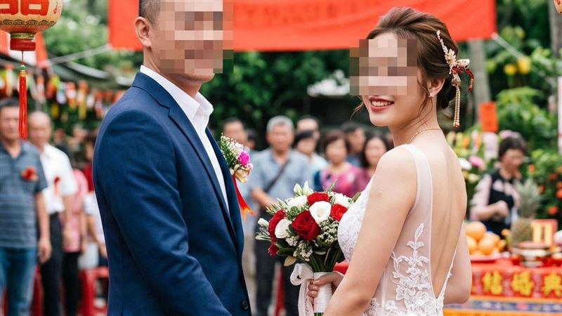 花錢娶越配同床睡6天就落跑…台男淚斷婚