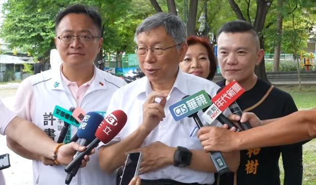柯文哲受訪時稱,趙建銘當時蠻正常,是台大老師要檢討,不要因為是駙馬就太縱容(圖/翻攝畫面)