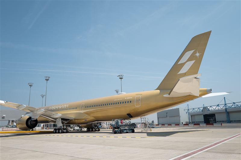 目前「空山金」已完成交機，預計16日飛抵桃園機場。（圖／星宇航空提供）