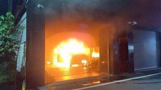 員林300萬露營車突竄火　爆炸聲嚇壞鄰
