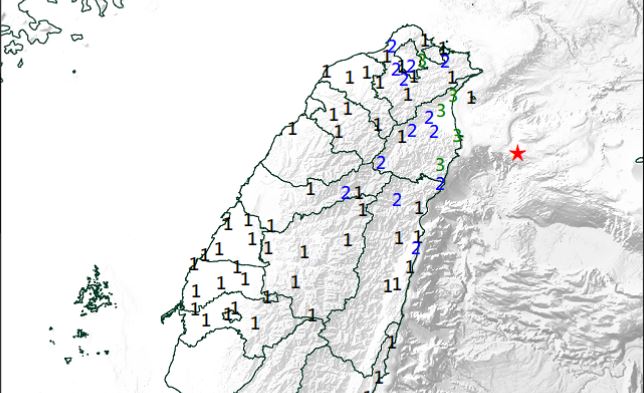 規模5.2地震　氣象署：屬隱沒型地震