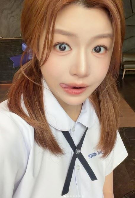 43歲的陳妍希再度穿上高中制服,童顏狀態讓網友瞬間夢回《那些年,我們一起追的女孩》。(圖/翻攝自陳妍希IG)